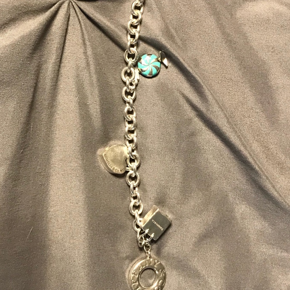 Tiffany’s Charm bracelet w/3 Tiffany’s Charms